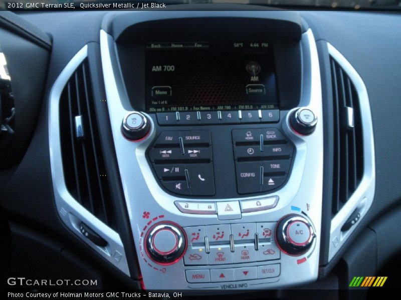 Quicksilver Metallic / Jet Black 2012 GMC Terrain SLE