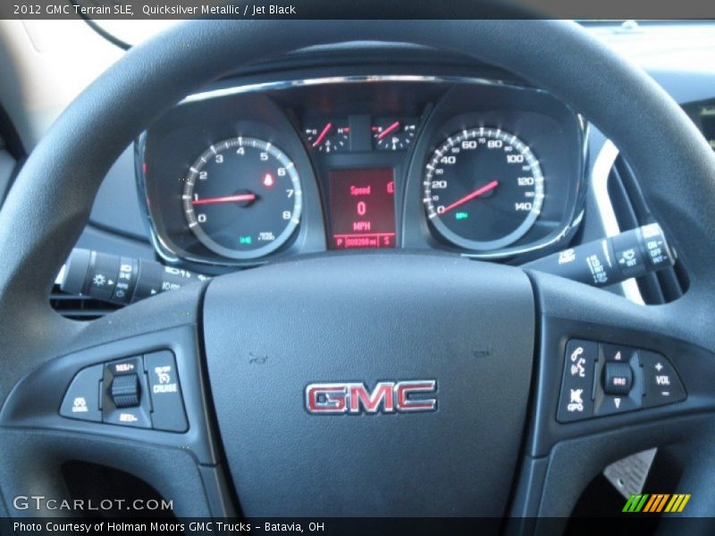 Quicksilver Metallic / Jet Black 2012 GMC Terrain SLE