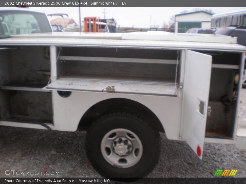 Summit White / Tan 2002 Chevrolet Silverado 2500 Crew Cab 4x4