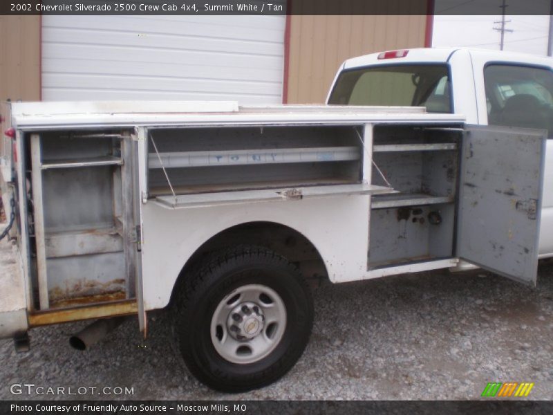 Summit White / Tan 2002 Chevrolet Silverado 2500 Crew Cab 4x4