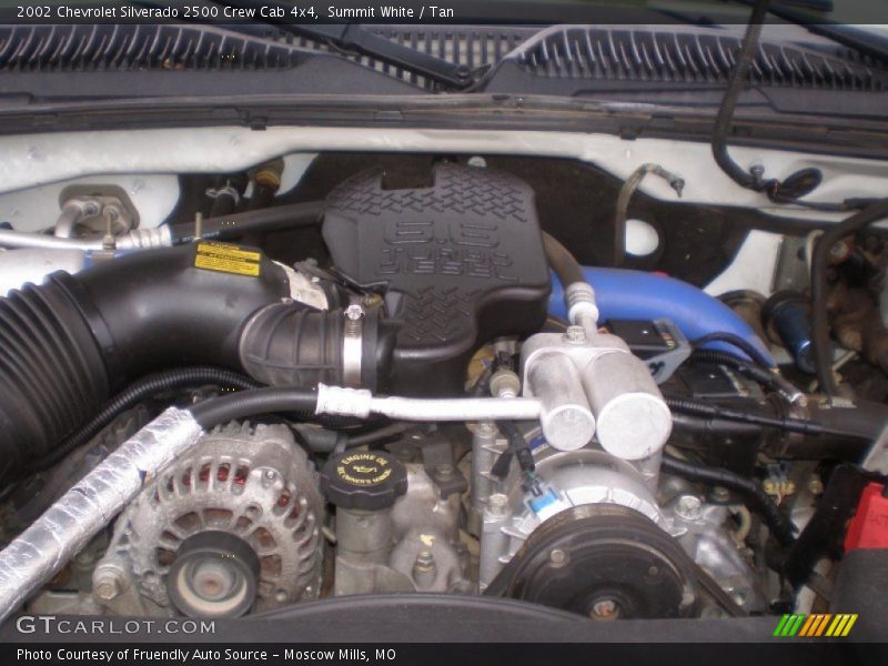 Summit White / Tan 2002 Chevrolet Silverado 2500 Crew Cab 4x4