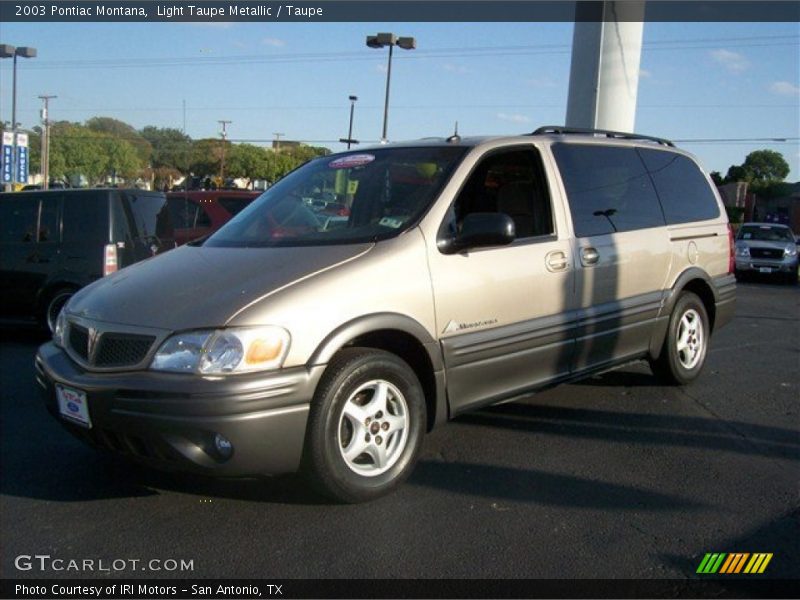 Light Taupe Metallic / Taupe 2003 Pontiac Montana