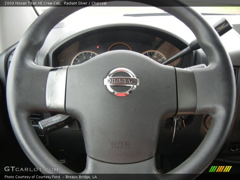 Radiant Silver / Charcoal 2009 Nissan Titan XE Crew Cab