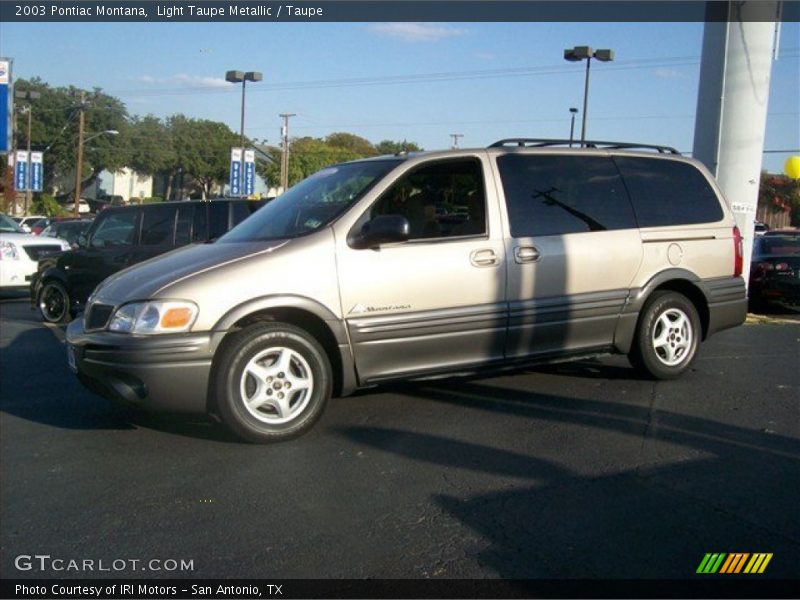 Light Taupe Metallic / Taupe 2003 Pontiac Montana