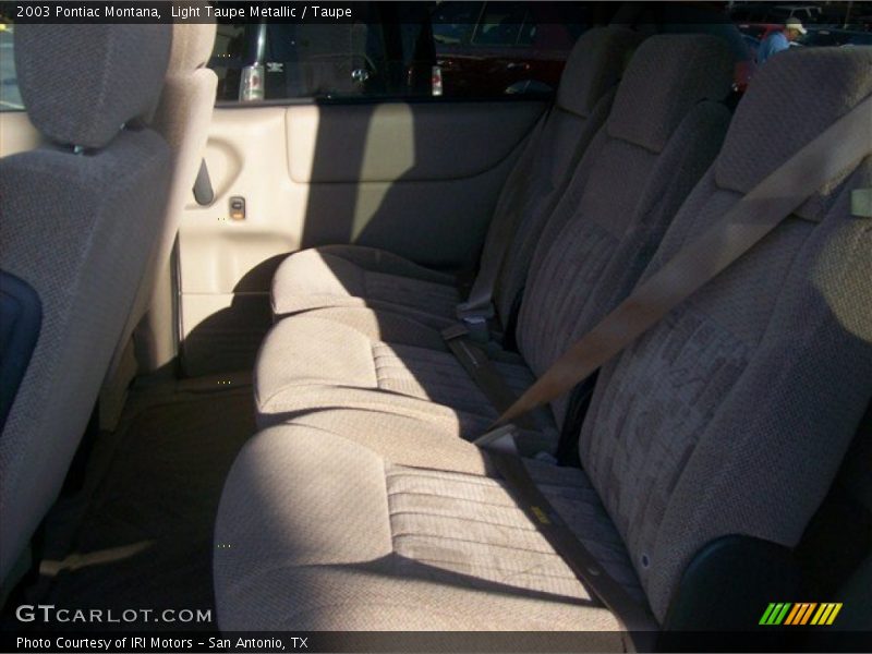 Light Taupe Metallic / Taupe 2003 Pontiac Montana