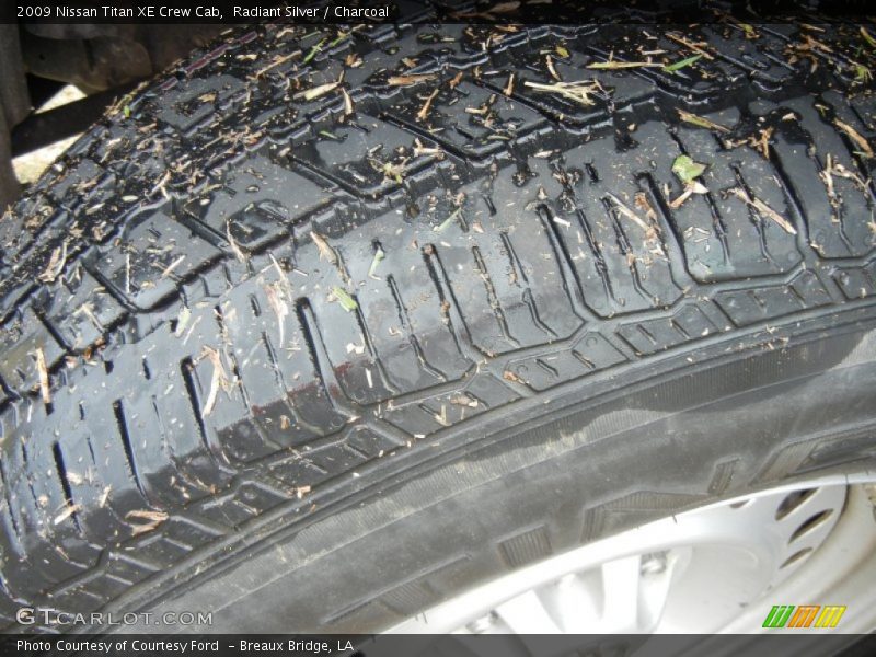 Radiant Silver / Charcoal 2009 Nissan Titan XE Crew Cab