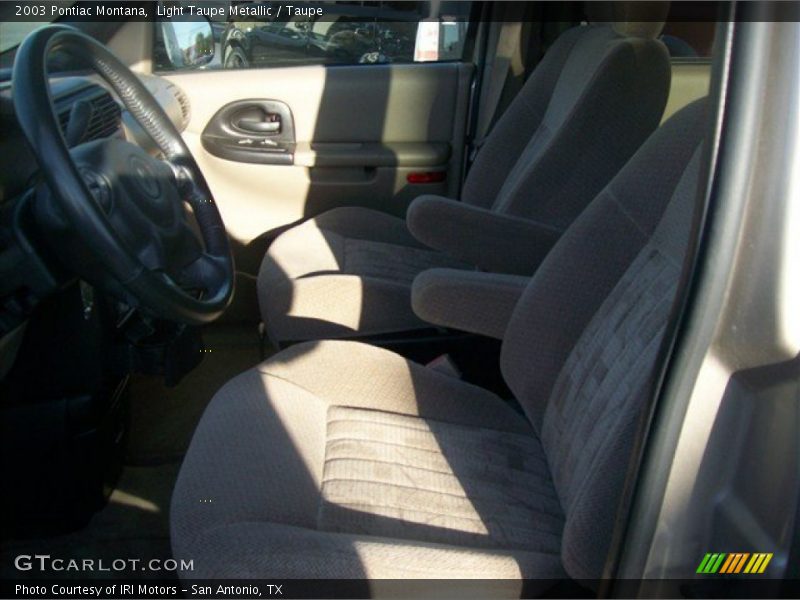 Light Taupe Metallic / Taupe 2003 Pontiac Montana
