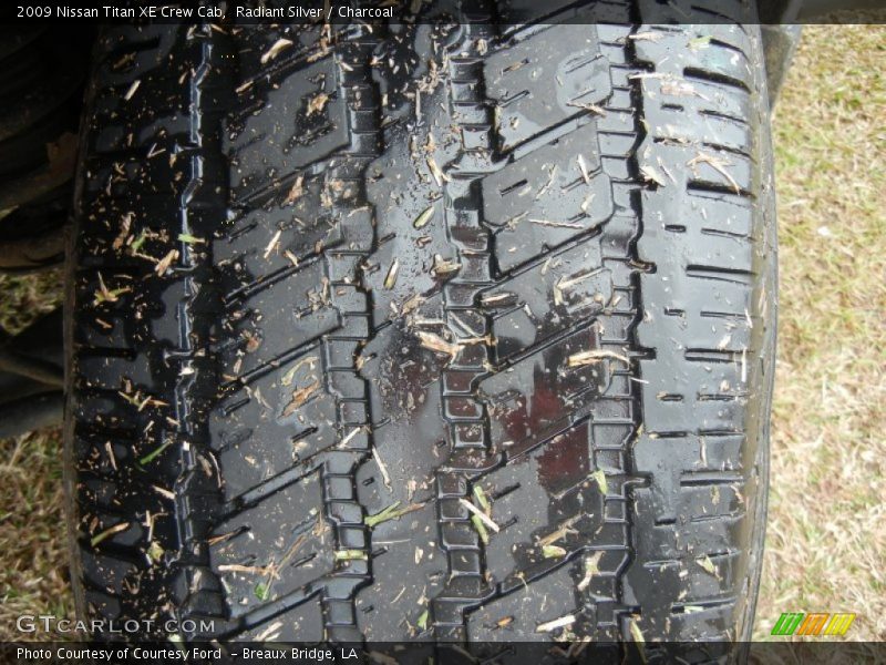 Radiant Silver / Charcoal 2009 Nissan Titan XE Crew Cab