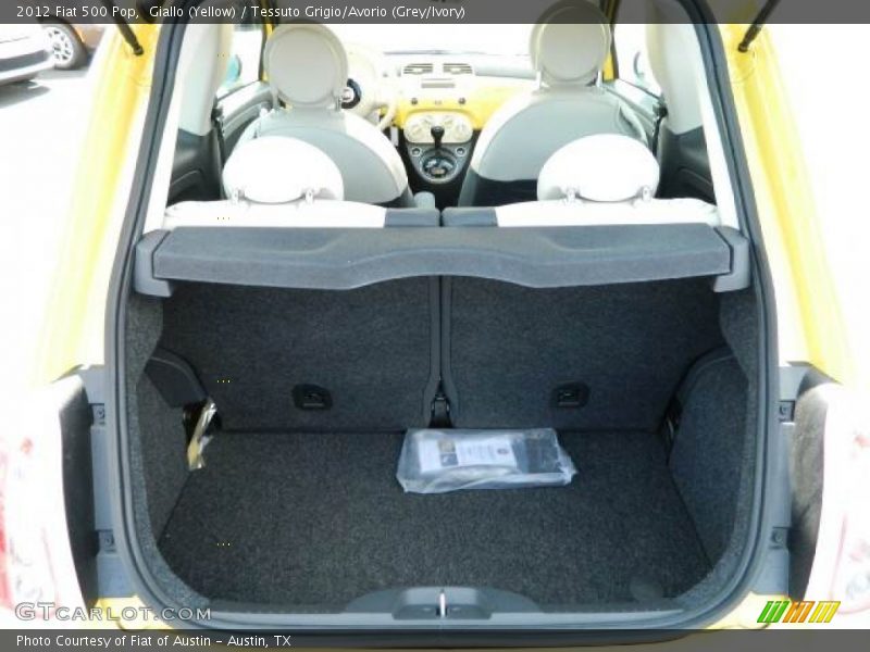 Giallo (Yellow) / Tessuto Grigio/Avorio (Grey/Ivory) 2012 Fiat 500 Pop