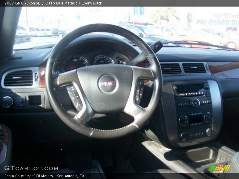 Deep Blue Metallic / Ebony Black 2007 GMC Yukon SLT
