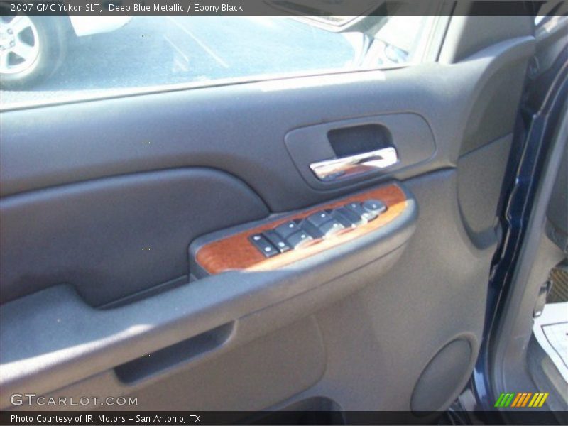 Deep Blue Metallic / Ebony Black 2007 GMC Yukon SLT