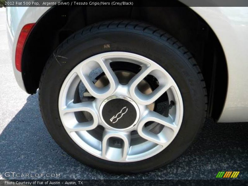 Argento (Silver) / Tessuto Grigio/Nero (Grey/Black) 2012 Fiat 500 Pop