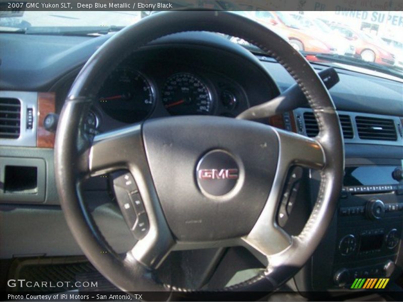Deep Blue Metallic / Ebony Black 2007 GMC Yukon SLT