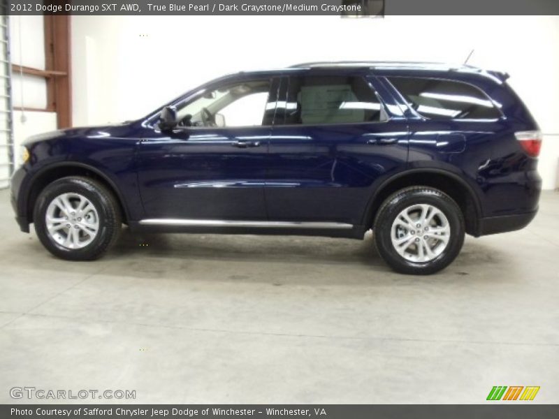  2012 Durango SXT AWD True Blue Pearl