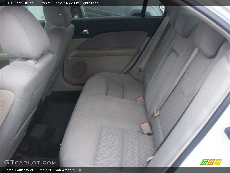 White Suede / Medium Light Stone 2010 Ford Fusion SE