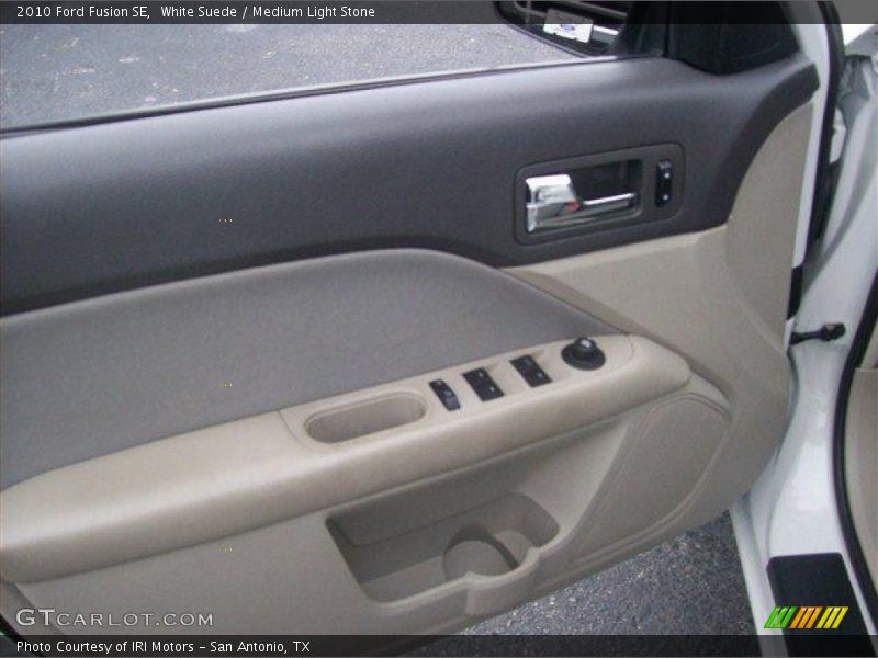 White Suede / Medium Light Stone 2010 Ford Fusion SE