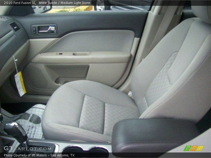 White Suede / Medium Light Stone 2010 Ford Fusion SE
