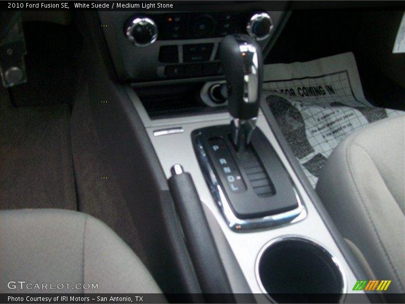 White Suede / Medium Light Stone 2010 Ford Fusion SE