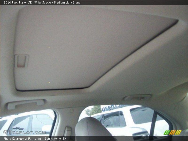 White Suede / Medium Light Stone 2010 Ford Fusion SE