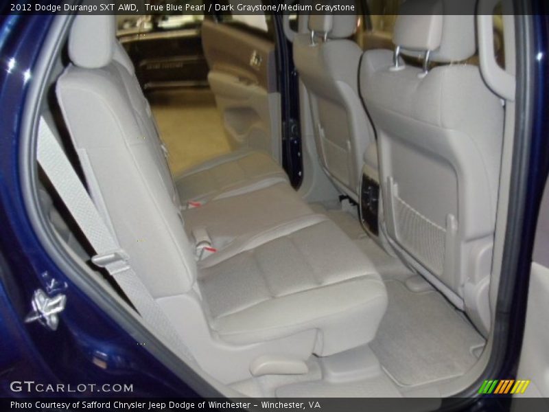 True Blue Pearl / Dark Graystone/Medium Graystone 2012 Dodge Durango SXT AWD