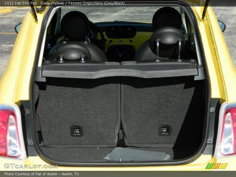 Giallo (Yellow) / Tessuto Grigio/Nero (Grey/Black) 2012 Fiat 500 Pop