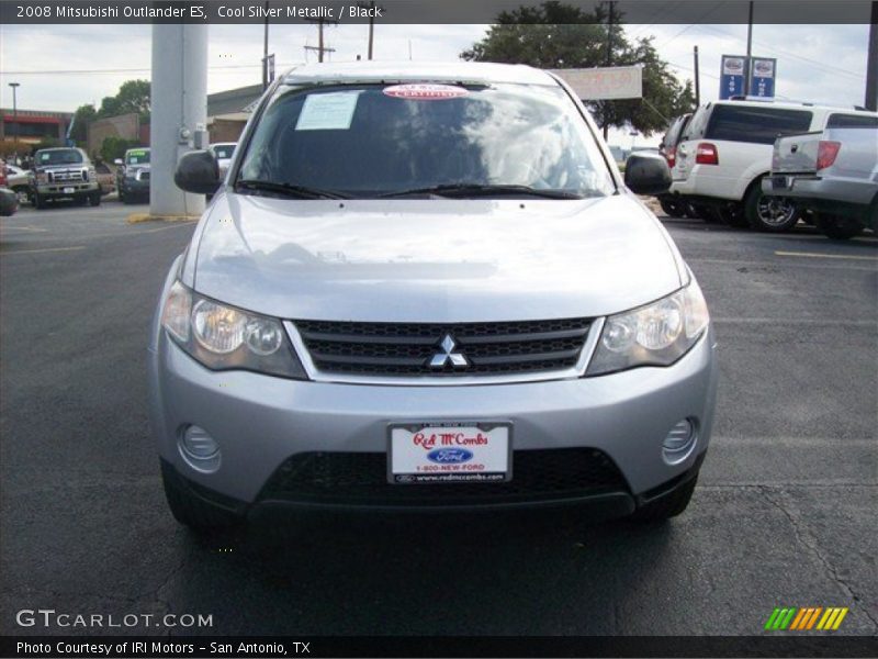 Cool Silver Metallic / Black 2008 Mitsubishi Outlander ES