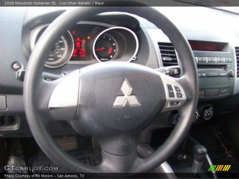 Cool Silver Metallic / Black 2008 Mitsubishi Outlander ES