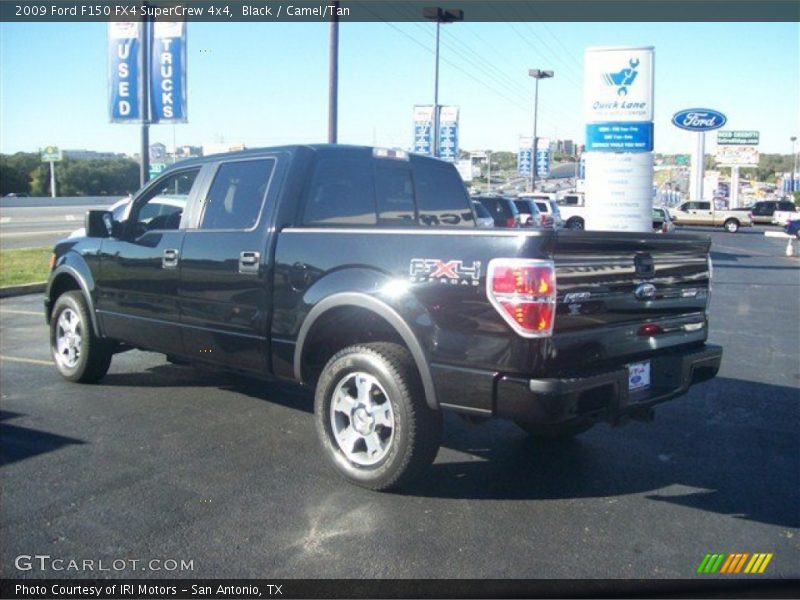 Black / Camel/Tan 2009 Ford F150 FX4 SuperCrew 4x4