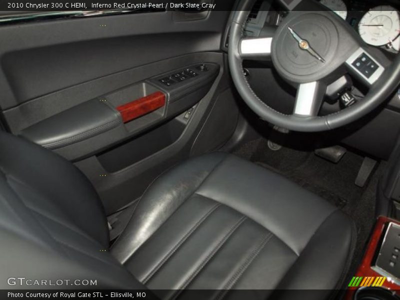 Inferno Red Crystal Pearl / Dark Slate Gray 2010 Chrysler 300 C HEMI