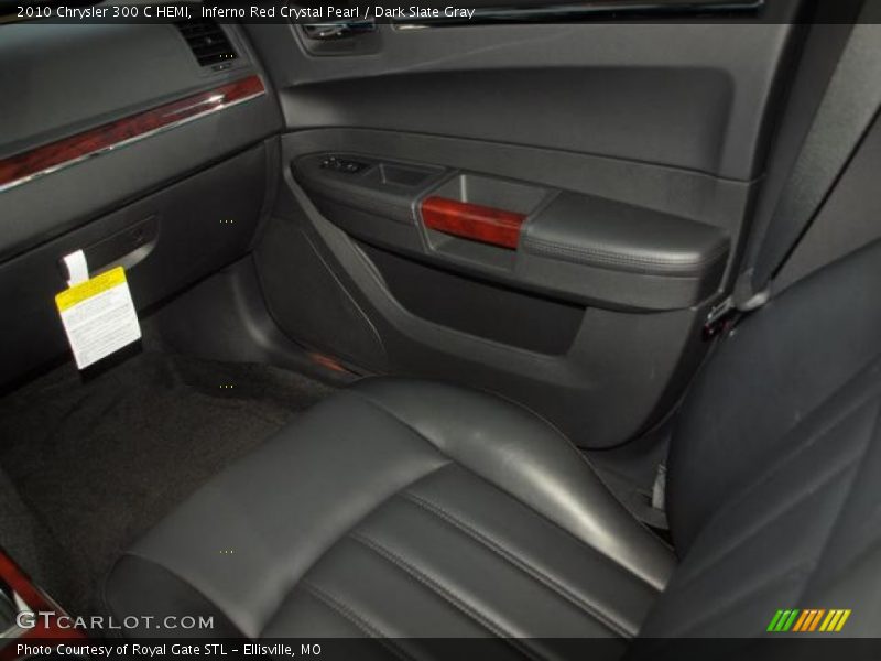 Inferno Red Crystal Pearl / Dark Slate Gray 2010 Chrysler 300 C HEMI