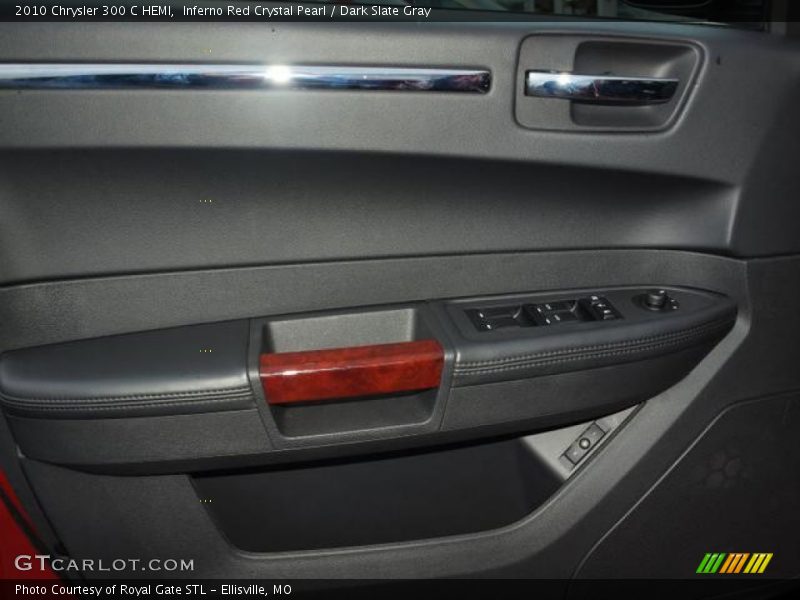 Inferno Red Crystal Pearl / Dark Slate Gray 2010 Chrysler 300 C HEMI
