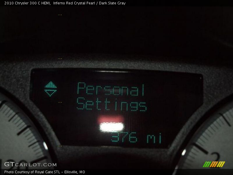 Inferno Red Crystal Pearl / Dark Slate Gray 2010 Chrysler 300 C HEMI