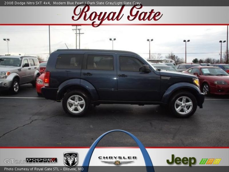 Modern Blue Pearl / Dark Slate Gray/Light Slate Gray 2008 Dodge Nitro SXT 4x4