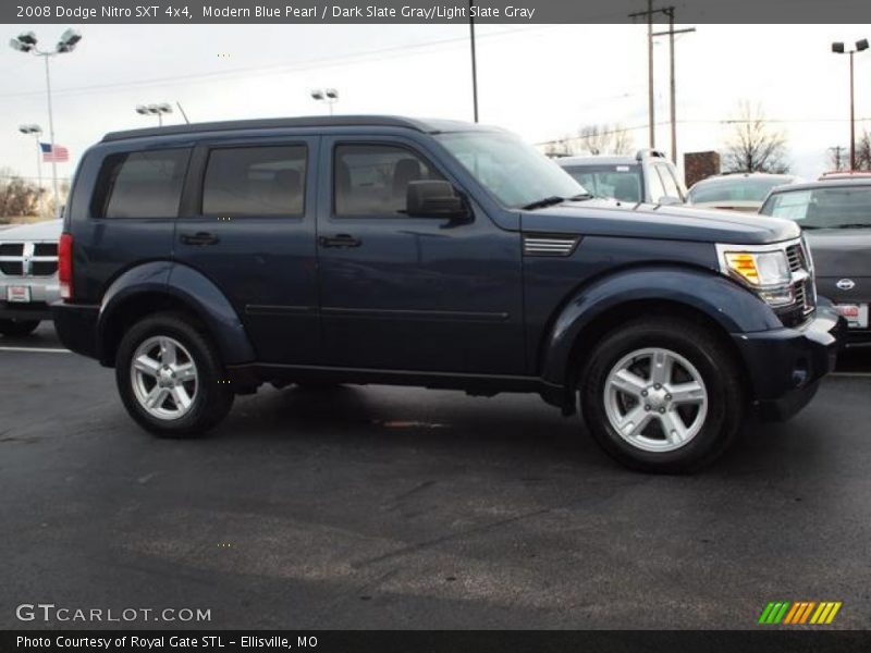 Modern Blue Pearl / Dark Slate Gray/Light Slate Gray 2008 Dodge Nitro SXT 4x4