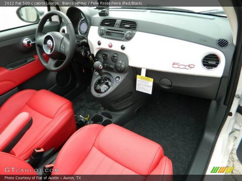 Dashboard of 2012 500 c cabrio Lounge
