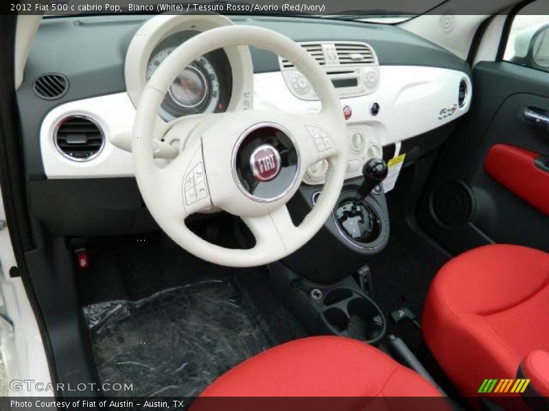 Dashboard of 2012 500 c cabrio Pop
