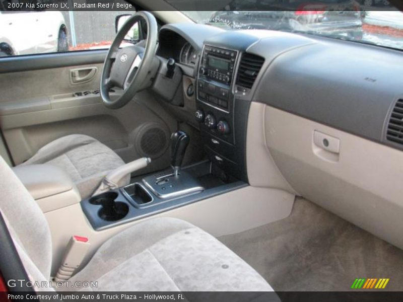 Radiant Red / Beige 2007 Kia Sorento LX