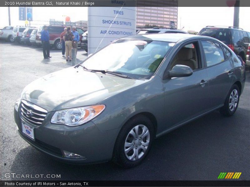 Natural Khaki / Beige 2010 Hyundai Elantra GLS