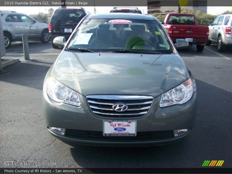 Natural Khaki / Beige 2010 Hyundai Elantra GLS