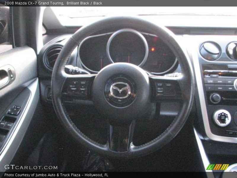 Brilliant Black / Black 2008 Mazda CX-7 Grand Touring