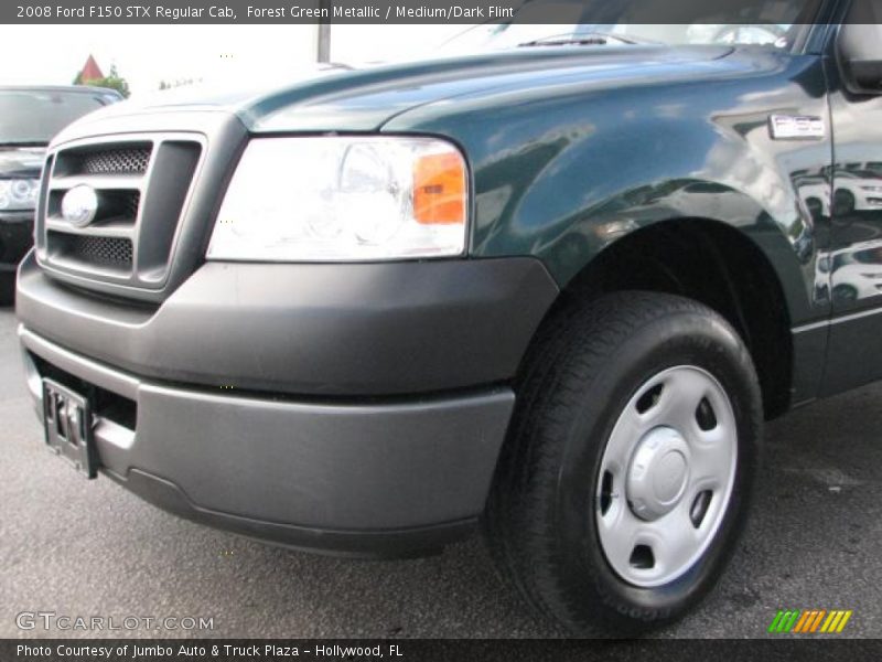 Forest Green Metallic / Medium/Dark Flint 2008 Ford F150 STX Regular Cab