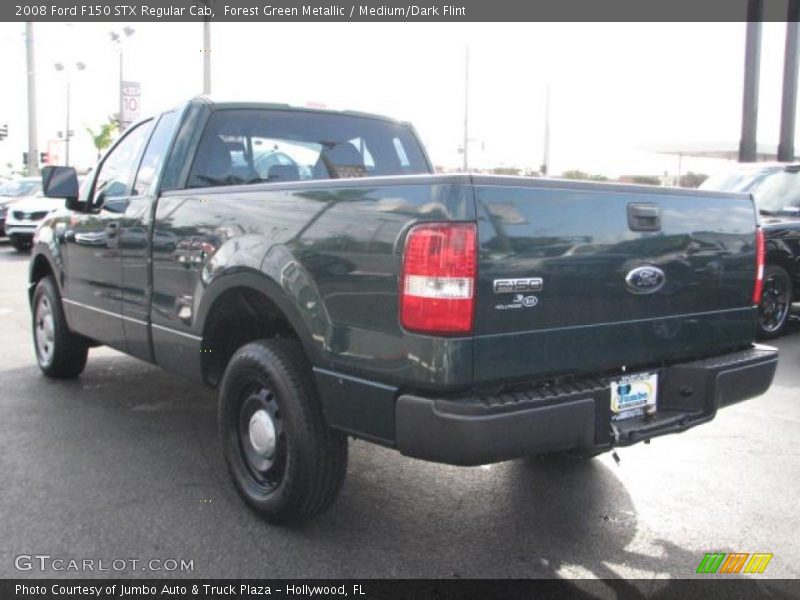 Forest Green Metallic / Medium/Dark Flint 2008 Ford F150 STX Regular Cab