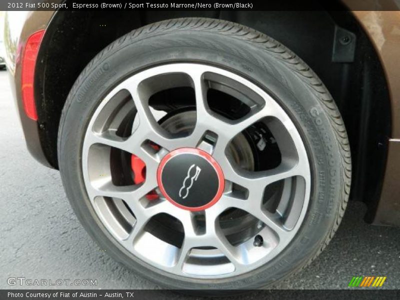 Espresso (Brown) / Sport Tessuto Marrone/Nero (Brown/Black) 2012 Fiat 500 Sport