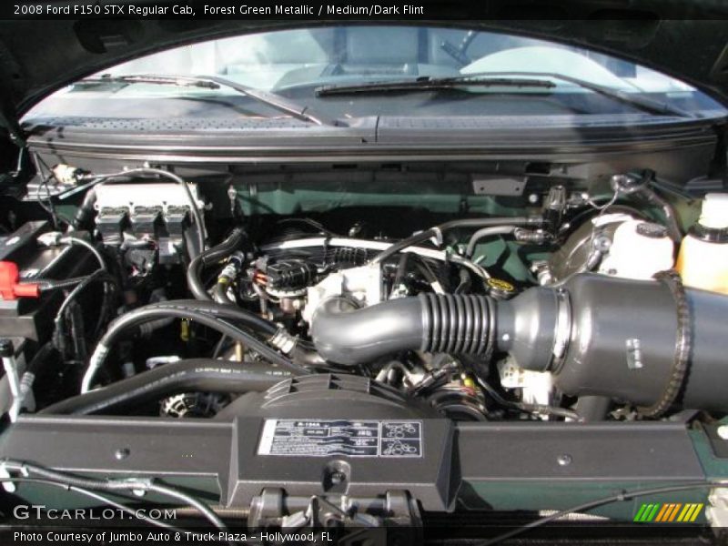 Forest Green Metallic / Medium/Dark Flint 2008 Ford F150 STX Regular Cab