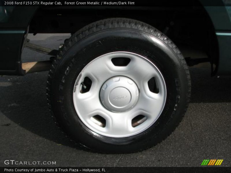 Forest Green Metallic / Medium/Dark Flint 2008 Ford F150 STX Regular Cab
