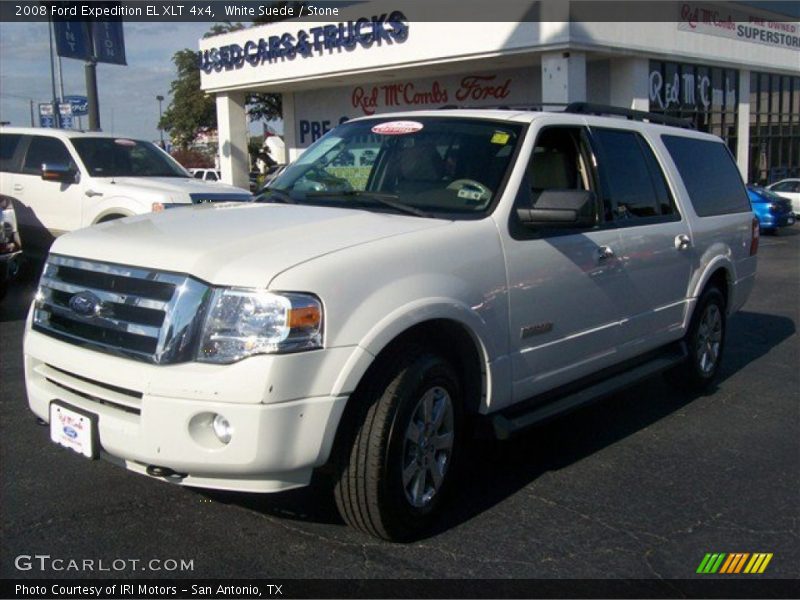 White Suede / Stone 2008 Ford Expedition EL XLT 4x4
