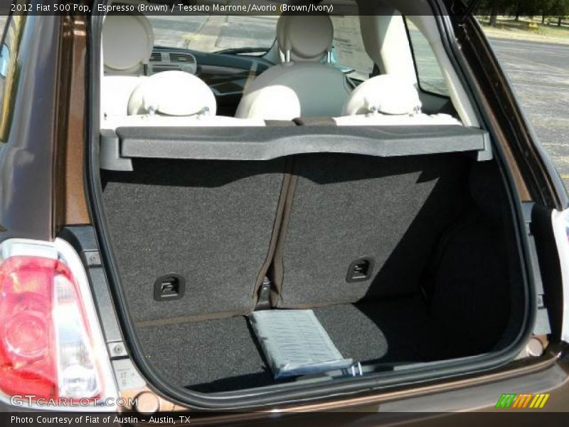 Espresso (Brown) / Tessuto Marrone/Avorio (Brown/Ivory) 2012 Fiat 500 Pop