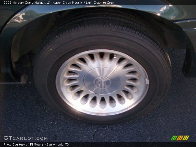 Aspen Green Metallic / Light Graphite Grey 2002 Mercury Grand Marquis LS