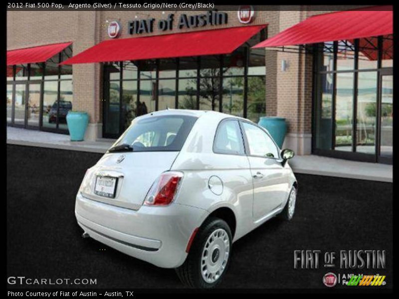 Argento (Silver) / Tessuto Grigio/Nero (Grey/Black) 2012 Fiat 500 Pop