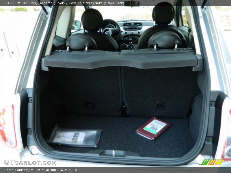 Argento (Silver) / Tessuto Grigio/Nero (Grey/Black) 2012 Fiat 500 Pop